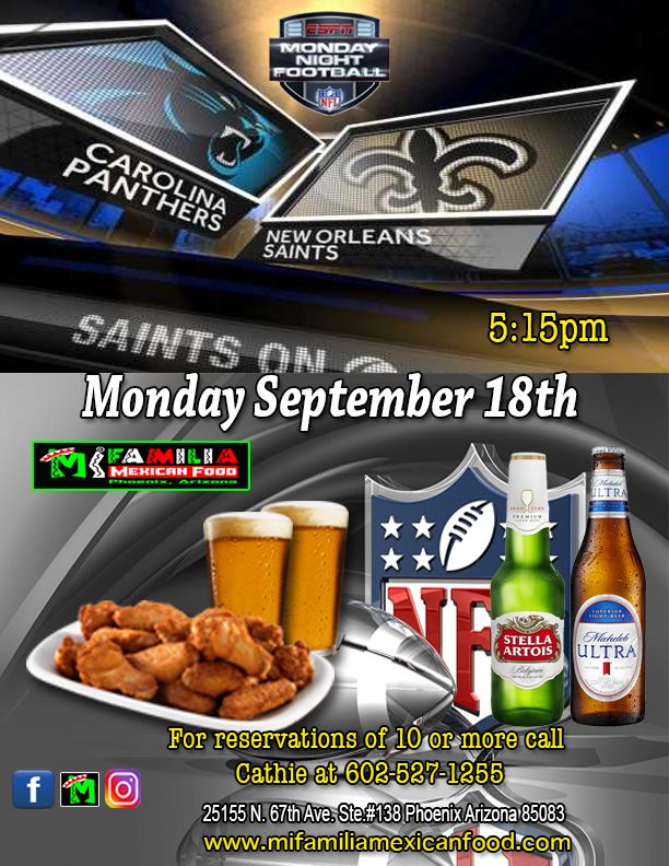 Saints vs Panthers 9-18-23